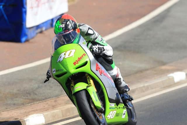 Martin Jessopp set the pace in the Supertwins class on Tuesday.