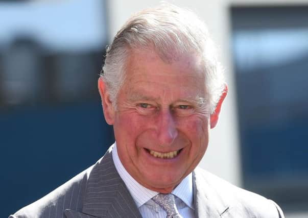 Prince Charles during a  two-day visit to Northern Ireland.