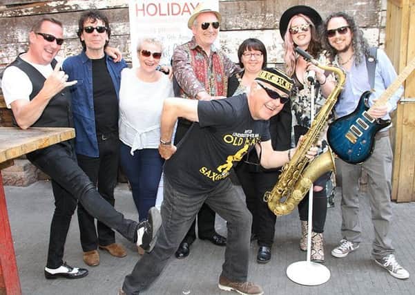 The launch of the Belfast City Blues Festival 2017 at the Dirty Onion on Thursday May 11.
From left are Lee Hedley (performer), Davy Watson (performer), Karen Sheals-Hoy from American Holidays, the Rev Doc (performer), Deputy Lord Mayor Mary Ellen Crawford, Linda McLaughlin (performer), Stephen Rafferty (performer) and at the front Mervyn Crawford (performer).
Photo by Tony Murray for Excalibur Press/Belfast City Blues Festival

For more info contact Tina Calder tina@excaliburpress.co.uk | 07982628911


The Belfast City Blues Festival is back with a whopping 50 gigs across 22 venues from June 23-25.
 
Now in its 9th year, itÂ¬"s one of the biggest blues festivals in Ireland and Northern Ireland and is the widest reaching music festival in Belfast. With it's loyal following The Belfast City Blues Festival, sponsored by American Holidays draws crowds from far and wide.
For more information, festival listings and tickets log onto www.belfastcityblues.com or connect with the Belfast City Blues Festival official F