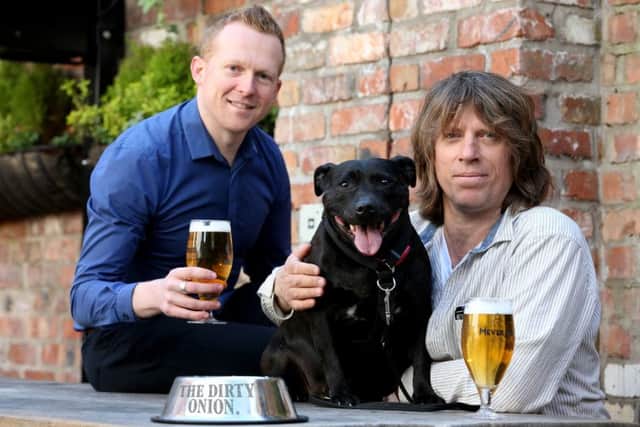 Pictured are Tim Herron, general manager of The Dirty Onion and Rob Durston, co-owner of Lucys Trust.