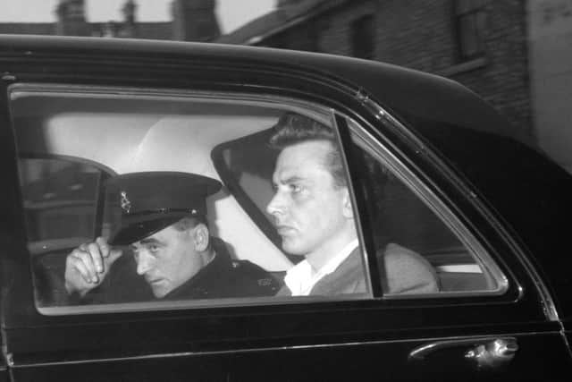 Ian Brady in 1965 in police custody prior to a court appearance