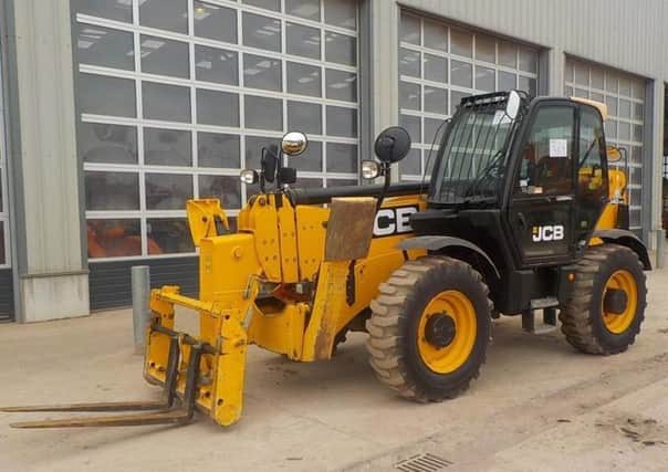 2014 JCB 540-170 turbo powershift telehandler c/w joystick controls, sway, WLI, A/C, forks and 3,600 reported hours went for Â£40,500