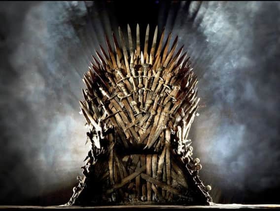 The famous Iron Throne from TV series, 'Game of Thrones'.