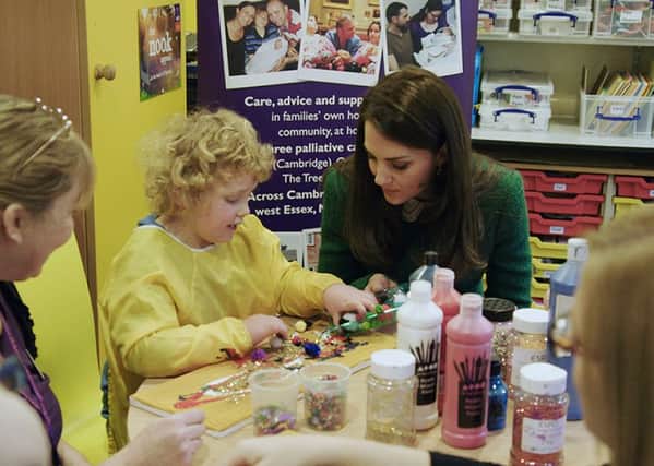 The Duchess of Cambridge who has recorded a video message to celebrate and mark the beginning of Children's Hospice Week.