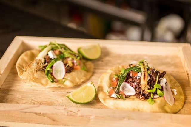 Black Bush Beef Brisket Taco created by Kevin (Photo by Rob Durston)