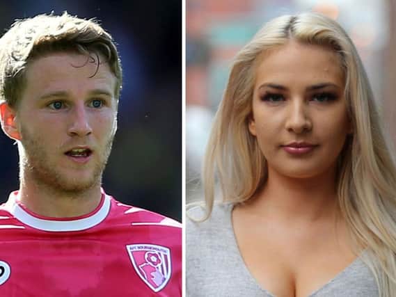 File photos of Republic of Ireland footballer Eunan O'Kane and Laura Lacole who are due to wed in Northern Ireland. A landmark legal bid to secure official recognition of a humanist wedding is due to be heard in Belfast on Friday
