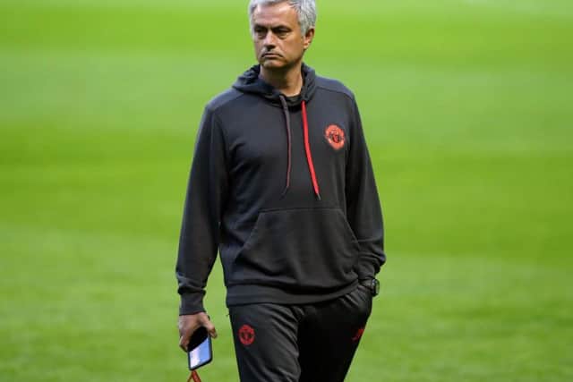Jose Mourinho leads Manchester United in Wednesday's final
