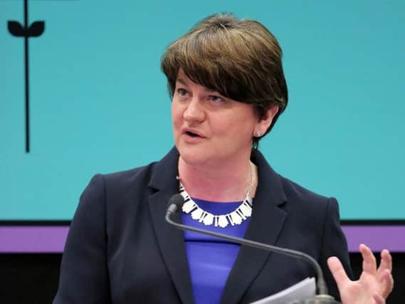 Democratic Unionist Party leader Arlene Foster