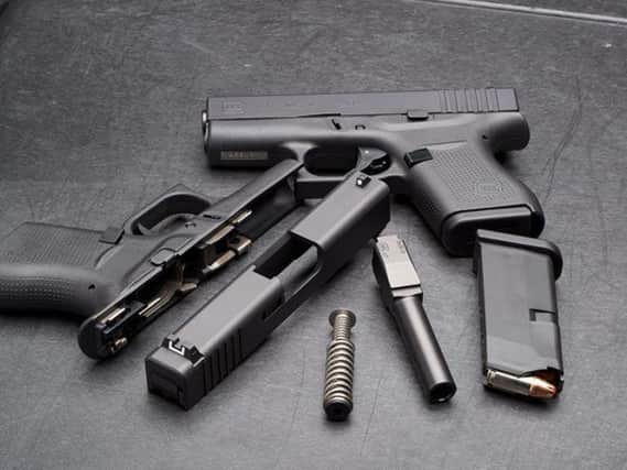 Glock pistols. Stock image