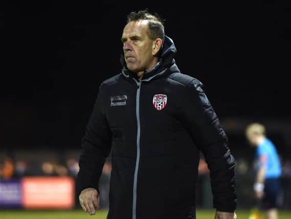 Derry City manager Kenny Shiels will have been frustrated by his side's scoreless draw at United Park.