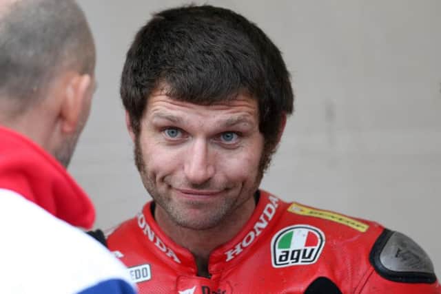Honda Racing's Guy Martin pictured at the TT on Saturday evening.