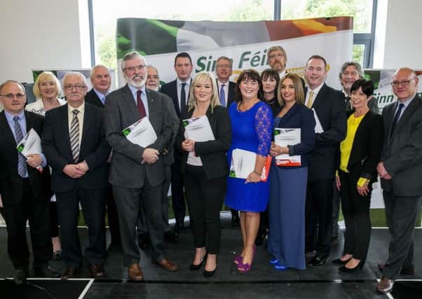 Sinn Fein candidates for the 2017  general election