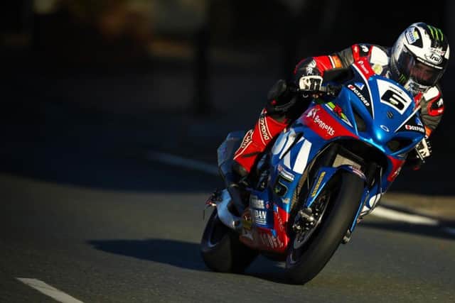 Michael Dunlop was second fastest in Superbike practice on Tuesday at the Isle of Man TT after lapping at 125.680mph from a standing start.