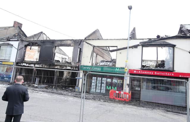 Press Eye Belfast - Northern Ireland 31st  May 2017

The scene on Broughshane Street in Ballymena where a fire late yesterday afternoon caused damage to a number of buildings and properties. 

Picture by Jonathan Porter/PressEye.com