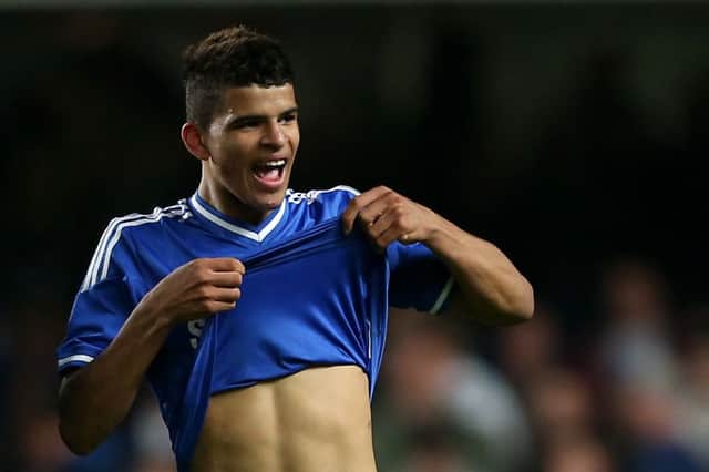 Dominic Solanke in the 2014 FA Youth Cup Final, Second Leg