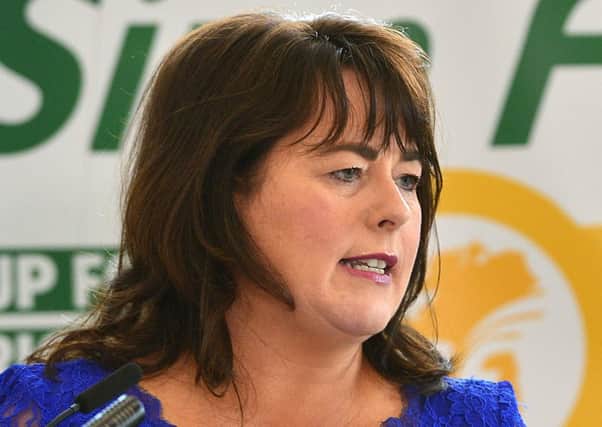 Michelle Gildernew is hoping to unseat Tom Elliott in Fermanagh and South Tyrone