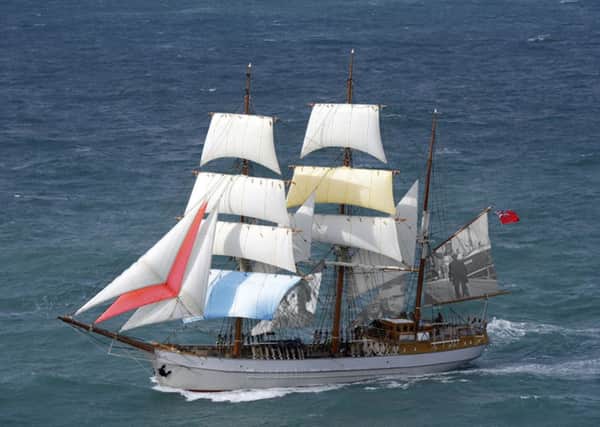 Tall ship Kaskelot. Photo by Rick Tomlinson