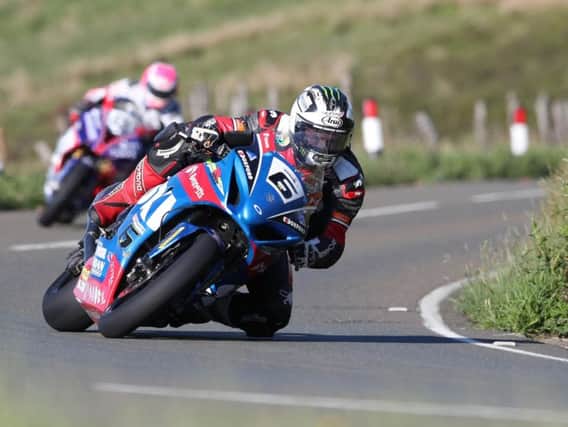 Michael Dunlop lapped at 131mph from a standing start during Superbike qualifying on Saturday at the Isle of Man TT.