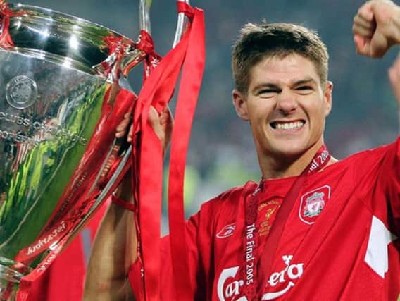 Former Liverpool skipper Steven Gerrard will be in Belfast tonight