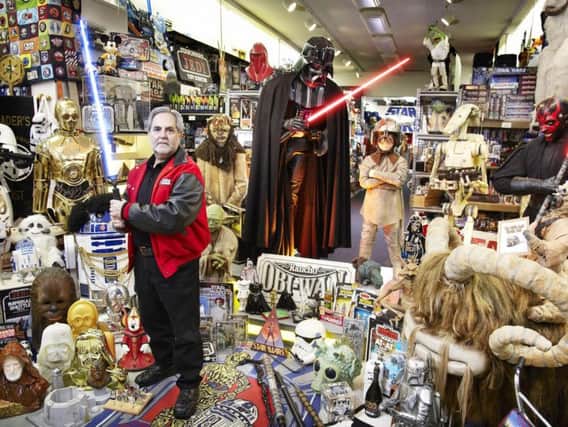 Steve Sansweet made it into the Guinness Book of World Records for having the largest collection of Star Wars memorabilia (Guinness World Records/PA)