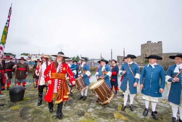King William III in Carrickfergus during the 2016 festival in Carrickfergus