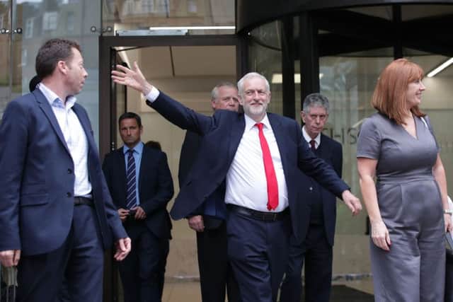 Jeremy Corbyn leaves Labour Party HQ in central London after he reiterated his call for Theresa May to resign as Prime Minister and said his party had achieved an "incredible result" in the General Election. He got such a vote that he could easily become prime minister in a fresh election. Photo: Yui Mok/PA Wire