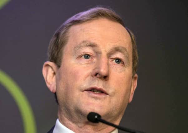 Enda Kenny was involved in a telephone call with Theresa May yesterday, he tweeted