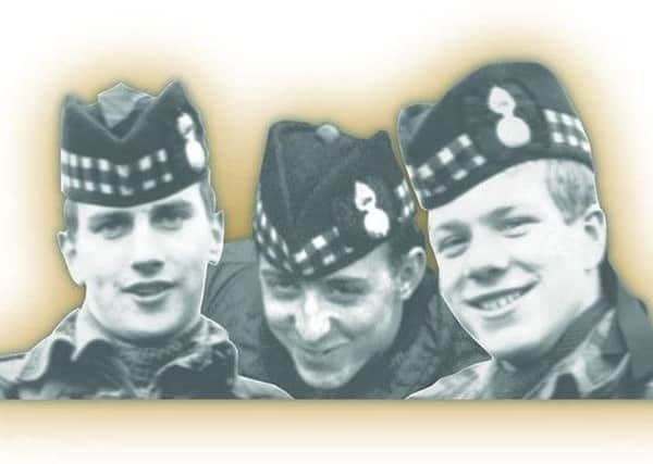 The three Scottish soldiers who were murdered in Belfast by the IRA in 1971. From left: Joseph McCaig, Dougald McCaughey and John McCaig