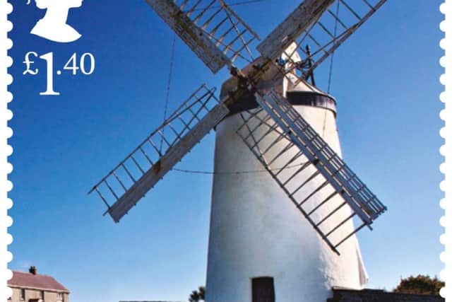 Royal Mail undated handout photo from their new set of Special Stamps that celebrates the Windmills and Watermills of the UK