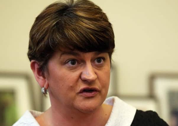 Arlene Foster wrote to the Scottish government over laws surrounding gay marriage