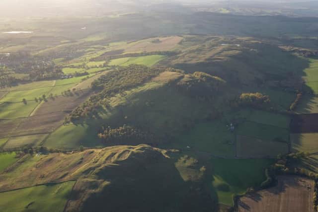 Undated handout photo issued by the Arts and Humanities Research Council of Barry Hill hillfort near Alyth, as the details of all the thousands of ancient hill forts found across the landscapes of the UK and Ireland have been mapped in an online database for the first time.