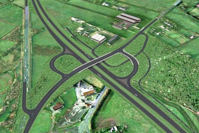 Plan for how part of the upgraded A6 will look