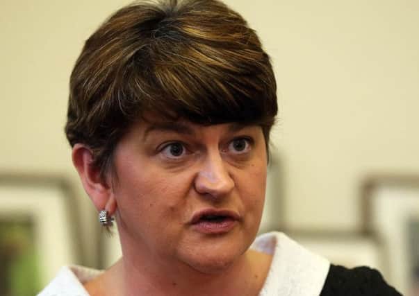 Arlene Foster appears to have softened her opposition to some form of Irish language act