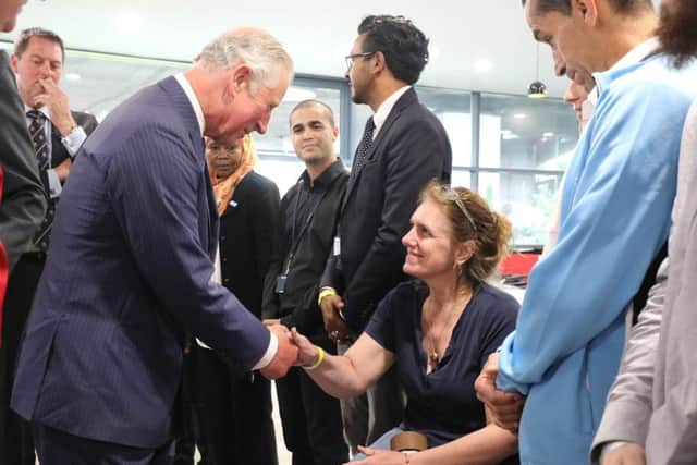 Prince Charles meets Grenfell survivors