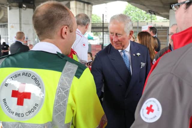 Prince Charles meets Grenfell survivors