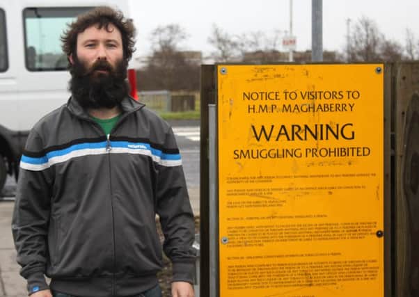 Damien McLaughlin pictured in 2011 outside Maghaberry Prison