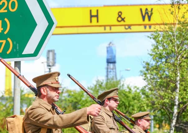 The Somme commemoration parade makes its way through east Belfast in 2015.

Picture - Kevin Scott / Presseye