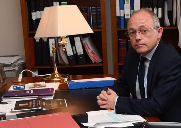 Barra McGrory, Director of Public Prosecutions for Northern Ireland, at his office in Belfast.    
Pic Colm Lenaghan/Pacemaker