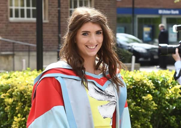 Northern Ireland's four-time Paralympic gold medallist Bethany Firth MBE was awarded with an honorary degree at Queen's University Belfast on Monday.

 Photo by Colm Lenaghan/Pacemaker Press