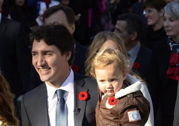 Canadian Prime Minister Justin Trudeau.  (Sean Kilpatrick/The Canadian Press via AP)