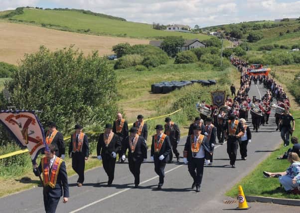 The Rossknowlagh parade winds its way through the scenic Co Donegal countryside