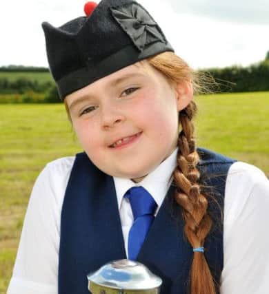 Sophie Young from Ballinderry who took part in her first Twelfth of July celebrations held in Cookstown.