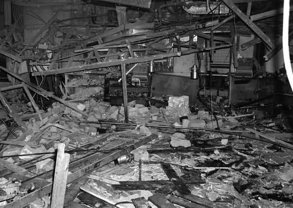 Wreckage left at the Mulberry Bush pub in Birmingham after the bombing in November 1974
