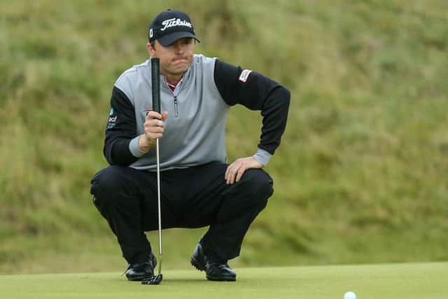 Michael Hoey on the 3rd green during Day 4 of the Dubai Duty Free Irish Open Golf Championship at Portstewart Golf Club