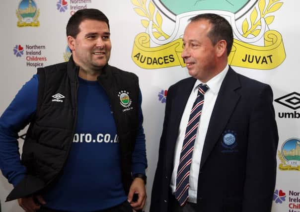 Linfield 
Manager: David Healy and Chairman Roy McGivern