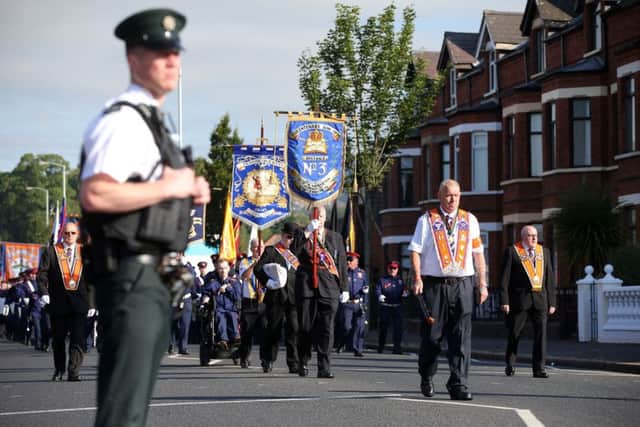 The sun shone on a mostly peaceful Twelfth