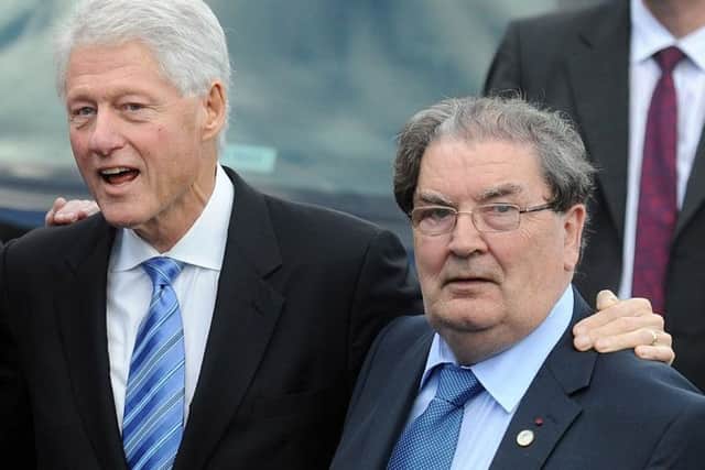 Bill Clinton with John Hume; the former US President is interviewed in the new film about the former SDLP leader's life