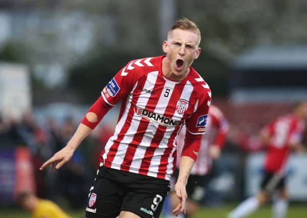Derry CIty's Ronan Curtis is hoping to take his goalscoring account into double figures this season.