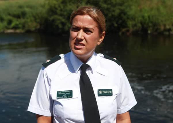 Superintendent Melanie Jones of the PSNI makes a plea for information regarding the body of a man found in the river besides Shaws Bridge.
PICTURE BY MATT BOHILL PACEMAKER PRESS