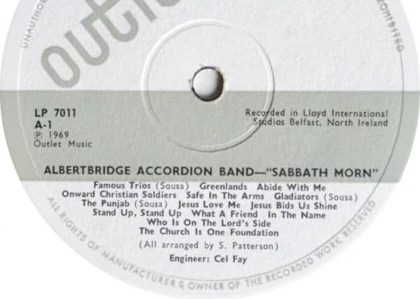 Albertbridge Accordion Band recorded six LPs over the years